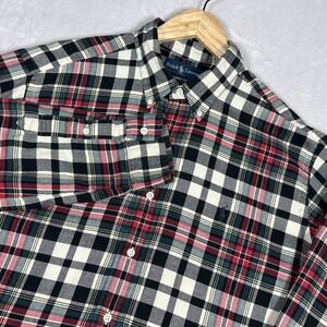 Ralph Lauren Classic Fit Long Sleeve Button Down Size XL Light Flannel